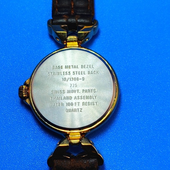 Vintage 1995 AKII Emerald Green Date Swiss Movement Women\'s Quartz Watch main image 9